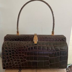 Vintage Crocodile or Alligator Purse